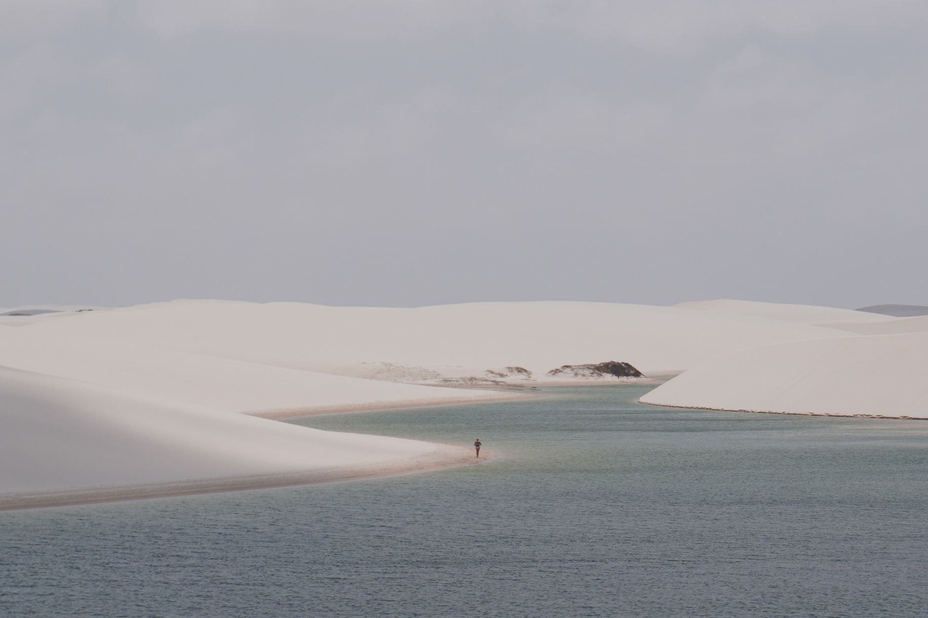 Paisagem exuberante dos Lençóis Maranhenses
